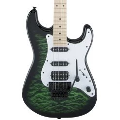 Jackson X Series Adrian Smith SDXQ - Transparent Green - Maple Fretboard