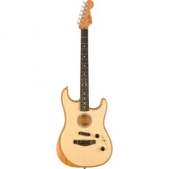 Fender American Acoustasonic® Strat®, Ebony Fingerboard, Natural Acoustic Guitars