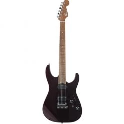 Charvel - USA Select DK24 HH 2PT CM, Caramelized Flame Maple Fingerboard, Oxblood Electric Guitars