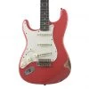 Fender Custom Shop - LTD 59 Strat Left Handed Relic - Aged Fiesta Red Electric Guitars
