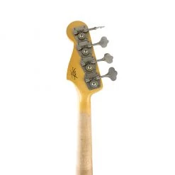 Fender Custom Shop 1960 Heavy Relic Jazz Bass - Aged Olympic White - Rosewood Fretboard Bass Guitars