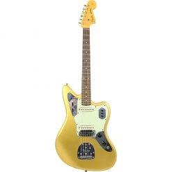 Electric Guitars Fender Custom Shop Limited Edition 1963 Jaguar Journeyman Relic - Aged Aztec Gold - Rosewood Fretboard