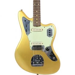 Electric Guitars Fender Custom Shop Limited Edition 1963 Jaguar Journeyman Relic - Aged Aztec Gold - Rosewood Fretboard