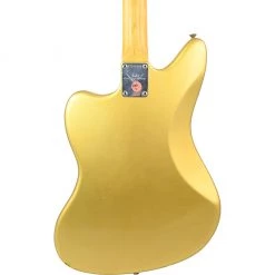 Electric Guitars Fender Custom Shop Limited Edition 1963 Jaguar Journeyman Relic - Aged Aztec Gold - Rosewood Fretboard