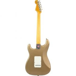 Electric Guitars Fender Custom Shop 1961 Stratocaster Journeyman Relic - Faded Shoreline Gold - Rosewood Fretboard