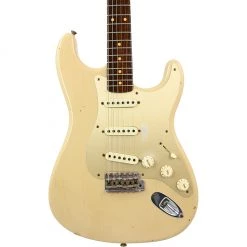 Electric Guitars Fender Custom Shop Limited Edition 50's Stratocaster Journeyman Relic - Desert Sand - Rosewood Neck