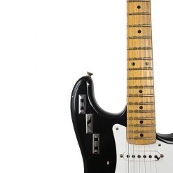 Electric Guitars Fender Custom Shop Private Collection HAR Stratocaster - Black - Masterbuilt By Dennis Galuszka