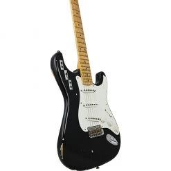 Electric Guitars Fender Custom Shop Private Collection HAR Stratocaster - Black - Masterbuilt By Dennis Galuszka