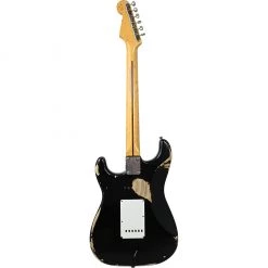 Electric Guitars Fender Custom Shop Private Collection HAR Stratocaster - Black - Masterbuilt By Dennis Galuszka