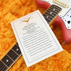 Fender Custom Shop 1964 Jaguar Journeyman Relic - Faded Aged Fiesta Red Electric Guitars