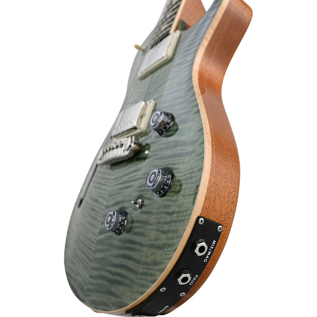 Electric Guitars PRS P245 Semi Hollow - Trampas Green