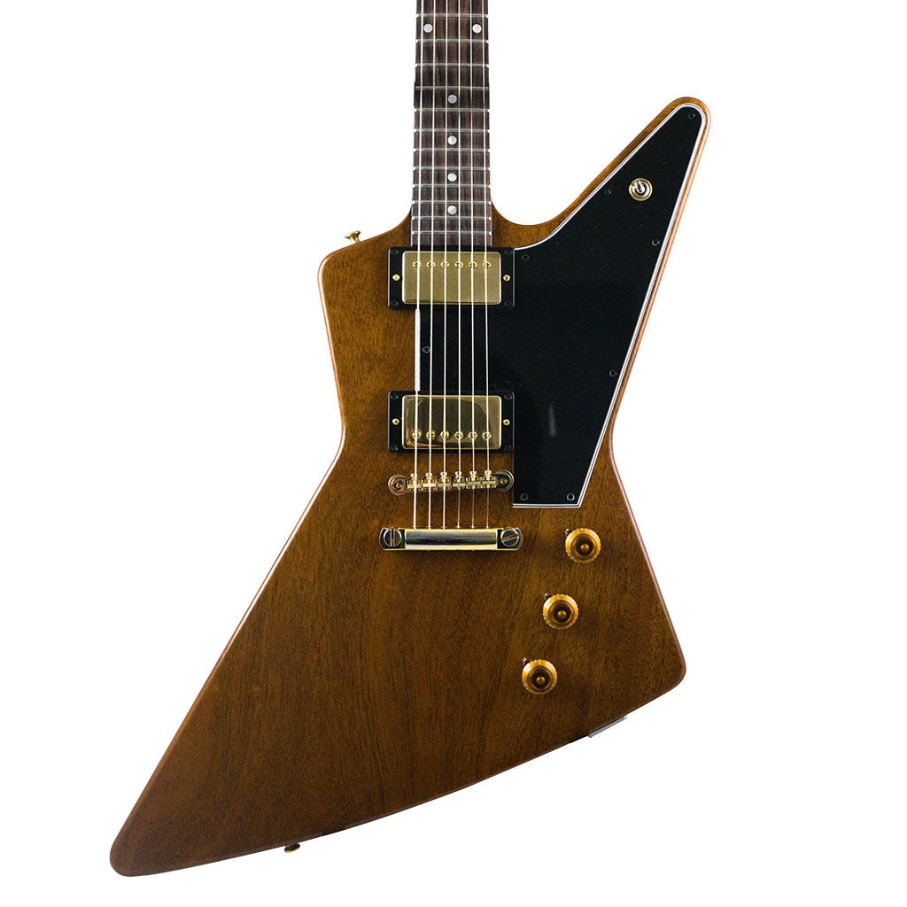 Electric Guitars Gibson Custom Shop 1958 Mahogany Explorer Reissue VOS - Walnut