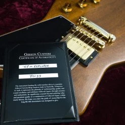 Electric Guitars Gibson Custom Shop 1958 Mahogany Explorer Reissue VOS - Walnut