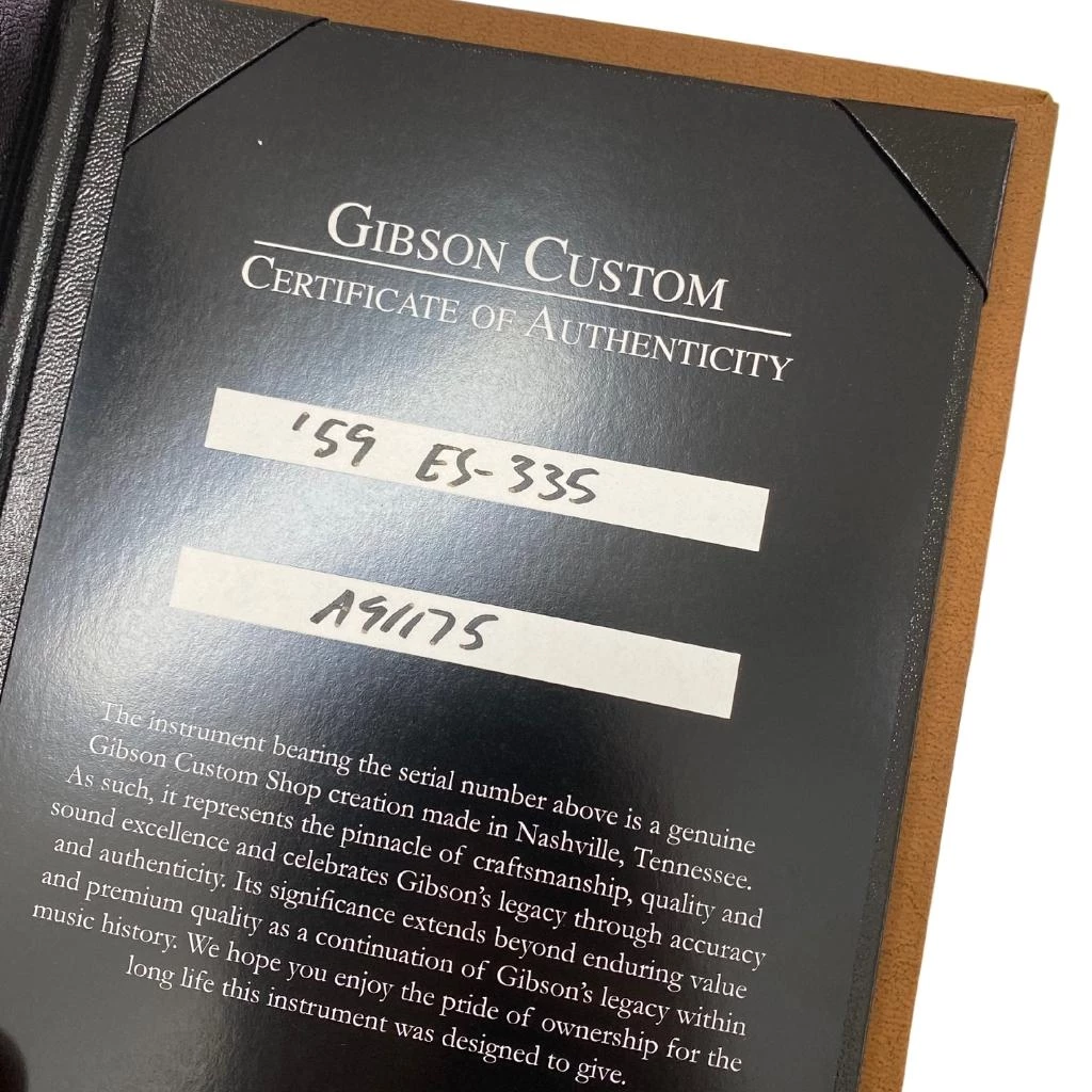 Gibson Custom Shop - '59 ES-335 - VOS Vintage Burst