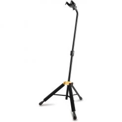 Hercules 05/GS414BPLUS Auto Grab Single Guitar Stand With Leg Rest See All