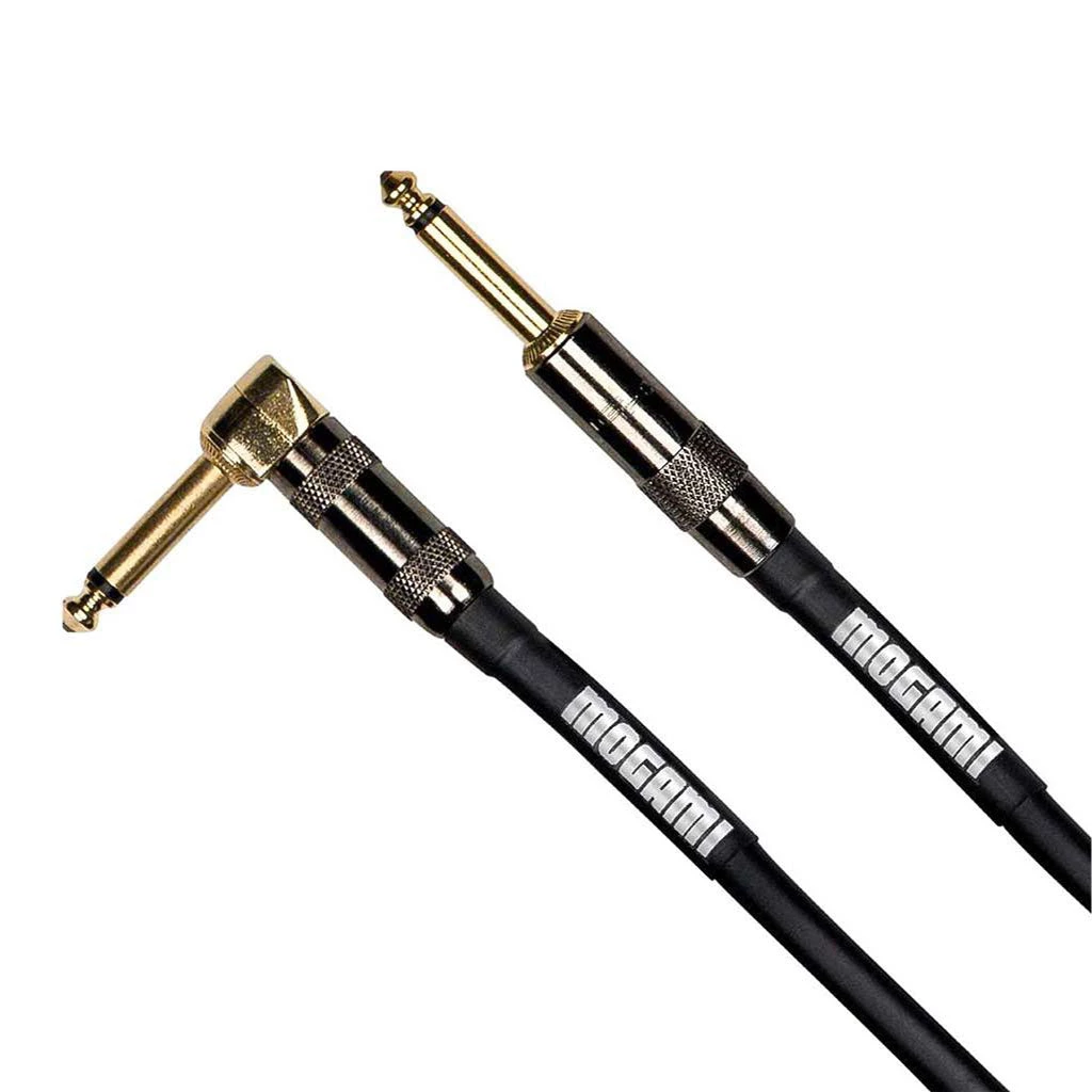 Mogami MOG-PLATINUMR12 - Platinum Series Instrument Cable - Angled/Straight (12ft)