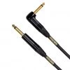 Mogami MOG-INSTRUMENTR25 - Gold Series Instrument Cable - Angled/Straight (25ft) See All