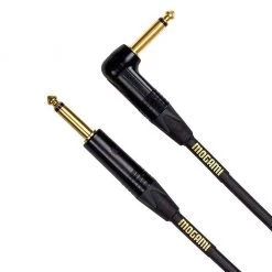 Mogami MOG-INSTRUMENTR25 - Gold Series Instrument Cable - Angled/Straight (25ft) See All