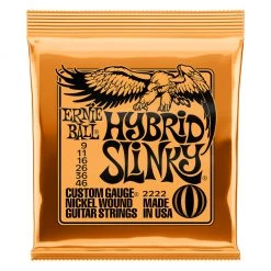 Ernie Ball E2222 Hybrid Slinky 9-46 Guitar Strings See All
