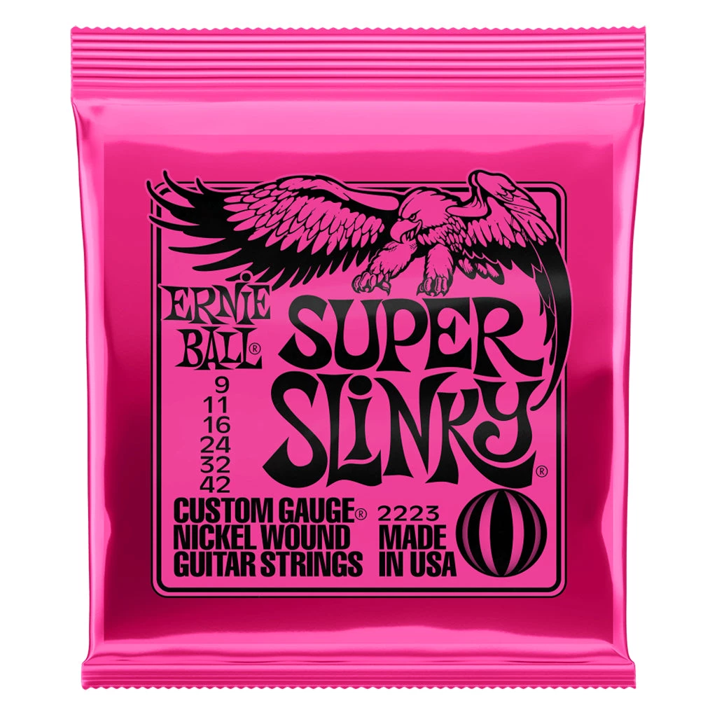 See All Ernie Ball E2223 - Super Slinky 9-42 Guitar Strings