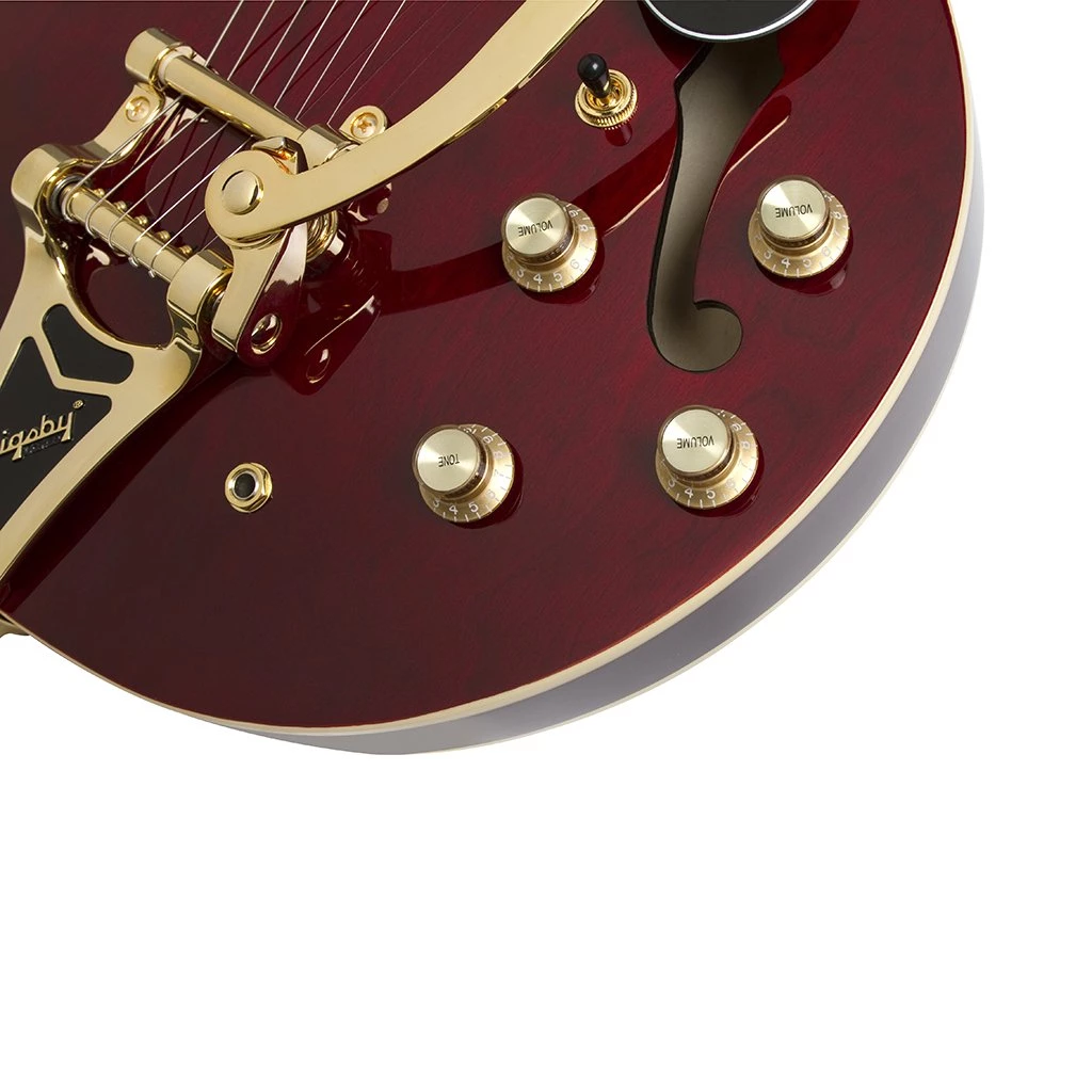 Electric Guitars Epiphone Limited Edition Riviera Custom P93 - Wine Red