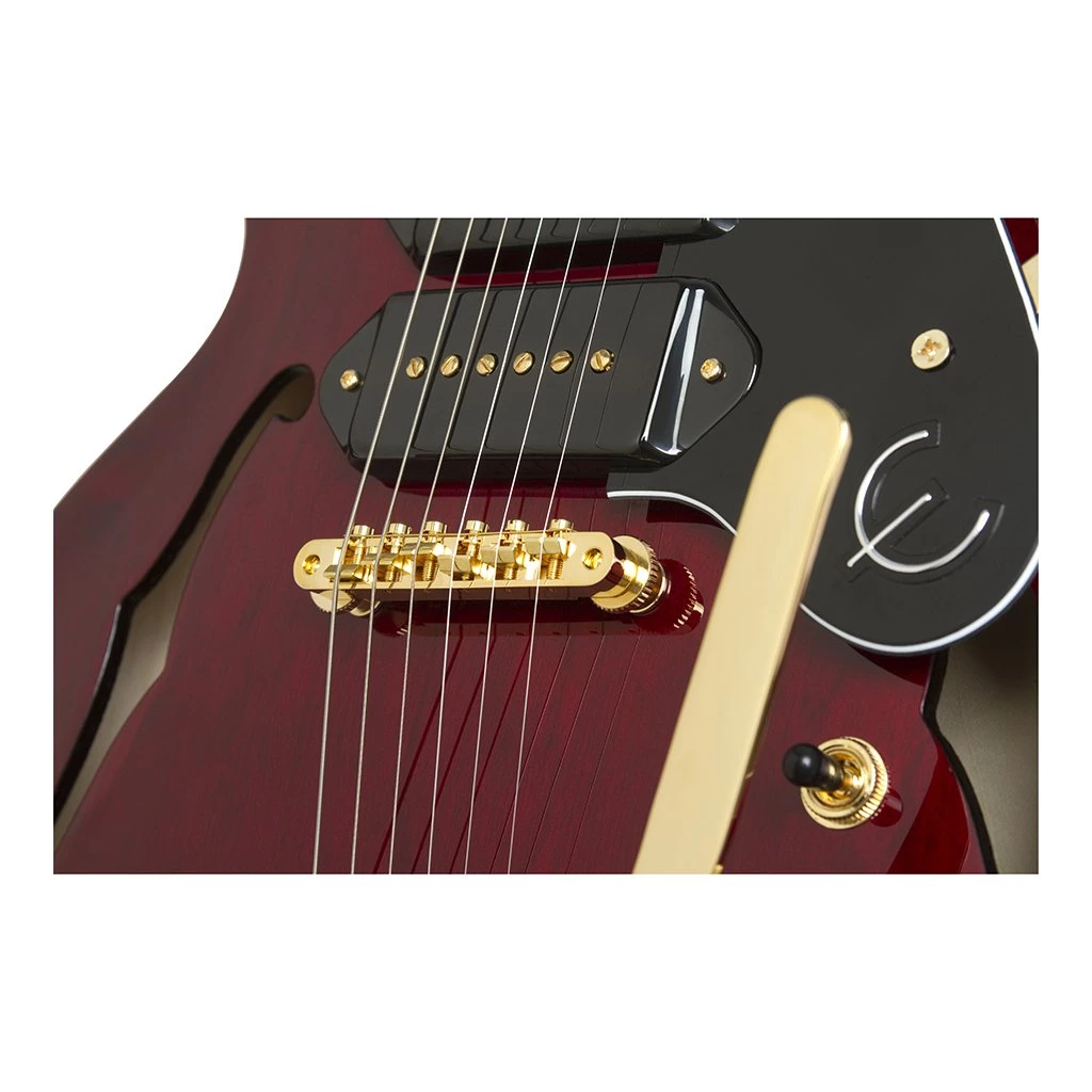 Electric Guitars Epiphone Limited Edition Riviera Custom P93 - Wine Red