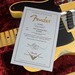 Fender Custom Shop - 52 Telecaster - Relic - Aged Nocaster Blonde