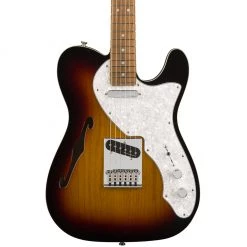 Fender Deluxe Thinline Telecaster - 3 Tone Sunburst - PF