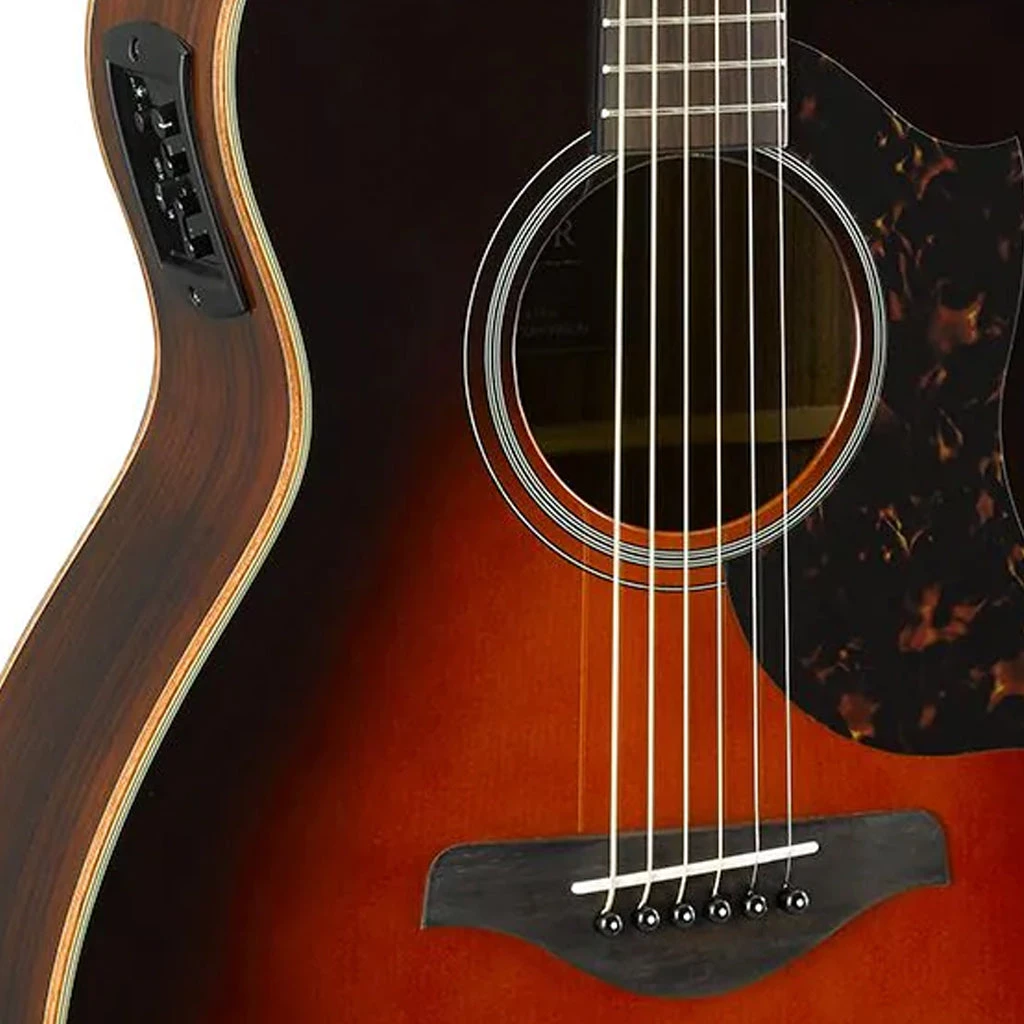 Yamaha AC1R Acoustic Guitar With Cutaway - Brown Sunburst