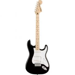 Squier - Affinity Series™ Stratocaster®, Maple Fingerboard, White Pickguard, Black Electric Guitars