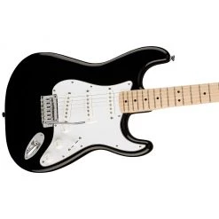 Squier - Affinity Series™ Stratocaster®, Maple Fingerboard, White Pickguard, Black Electric Guitars