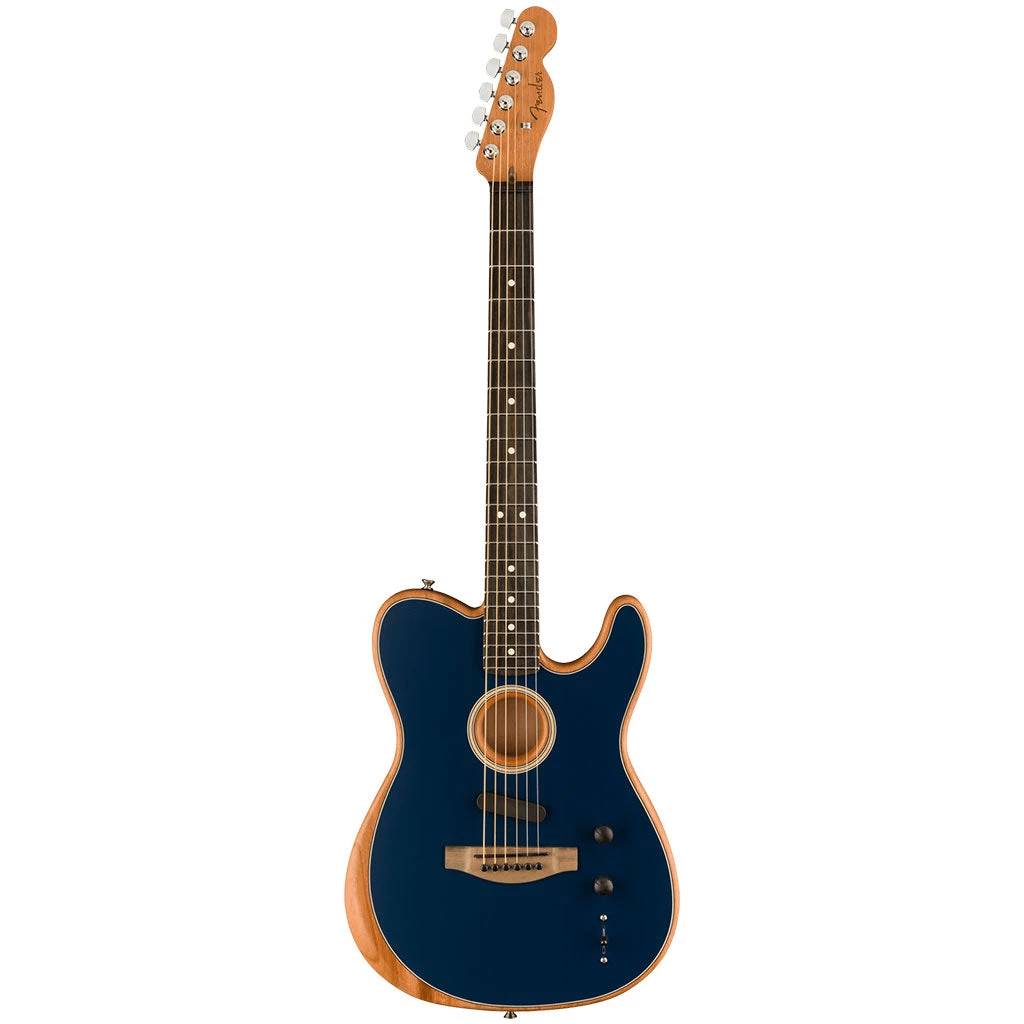 Acoustic Guitars Fender American Acoustasonic® Telecaster®, Ebony Fingerboard, Steel Blue
