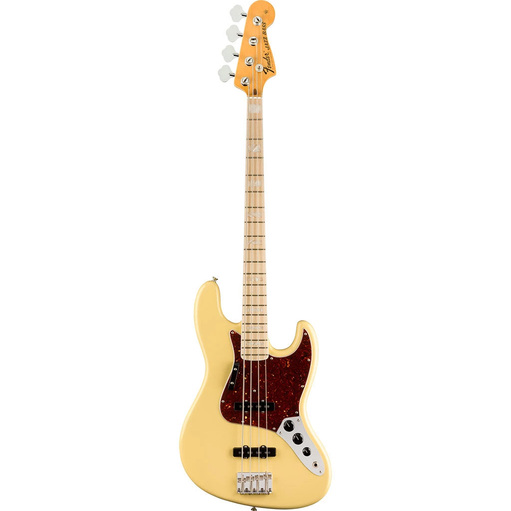 Bass Guitars Fender American Original 70's Jazz Bass - Maple Neck - Vintage White