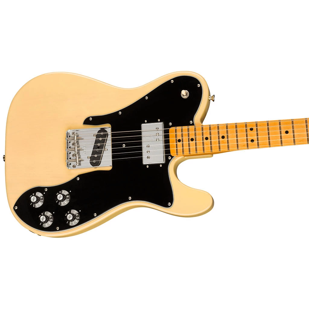 Fender American Original 70's Telecaster Custom - Vintage Blonde - Maple Neck Electric Guitars