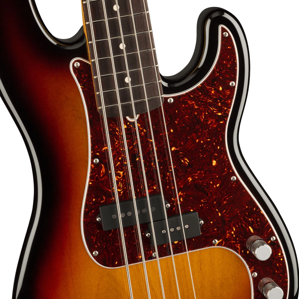 Fender - American Professional II Precision Bass® V - Rosewood Fingerboard - 3-Color Sunburst Bass Guitars