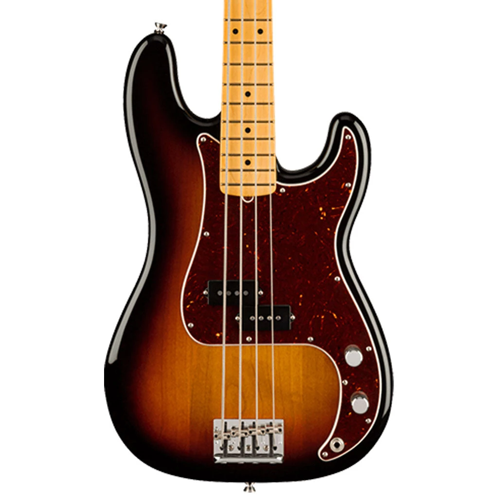 Fender - American Professional II Precision Bass® - Maple Fingerboard - 3-Color Sunburst Bass Guitars