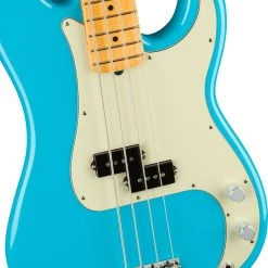 Fender - American Professional II Precision Bass® - Maple Fingerboard - Miami Blue Bass Guitars