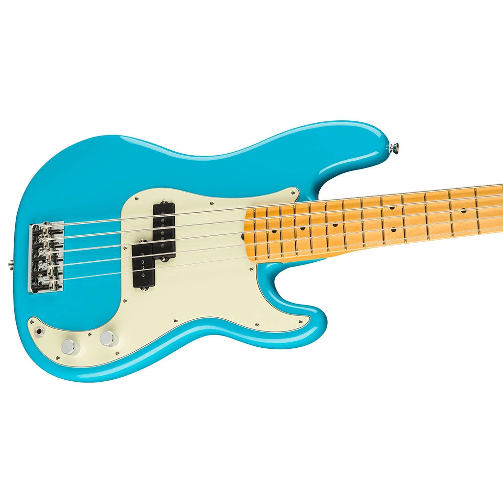 Bass Guitars Fender - American Professional II Precision Bass® V - Maple Fingerboard - Miami Blue