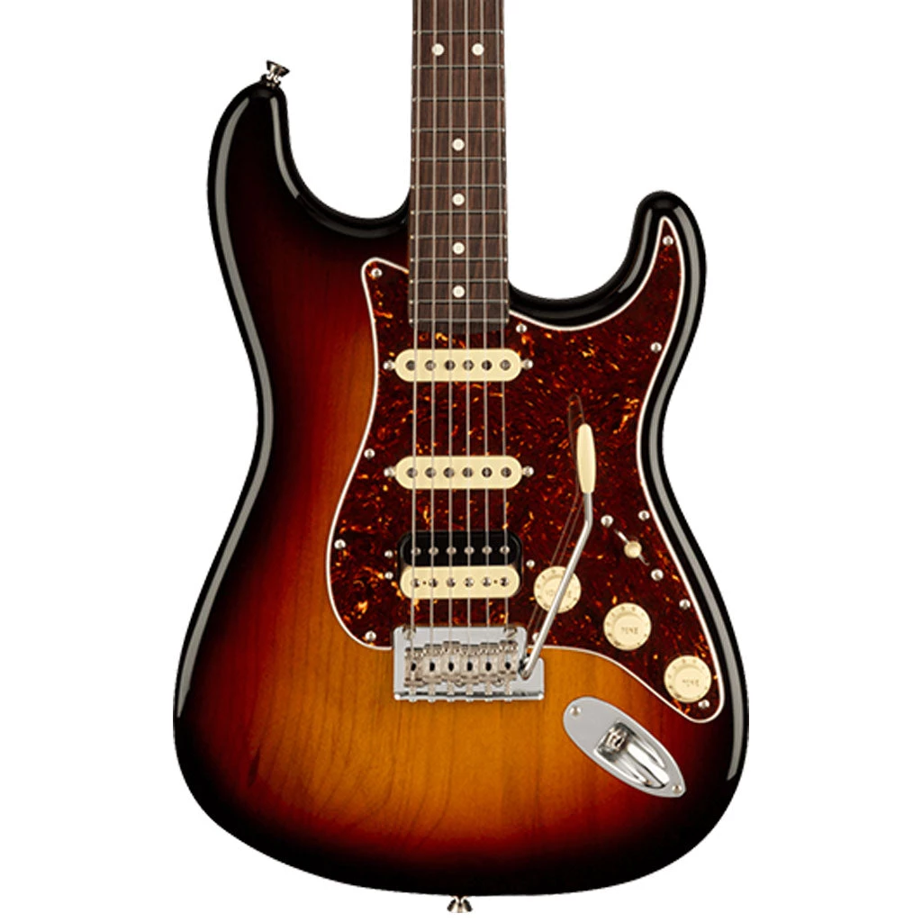 Fender - American Professional II Stratocaster® HSS - Rosewood Fingerboard - 3-Color Sunburst Electric Guitars
