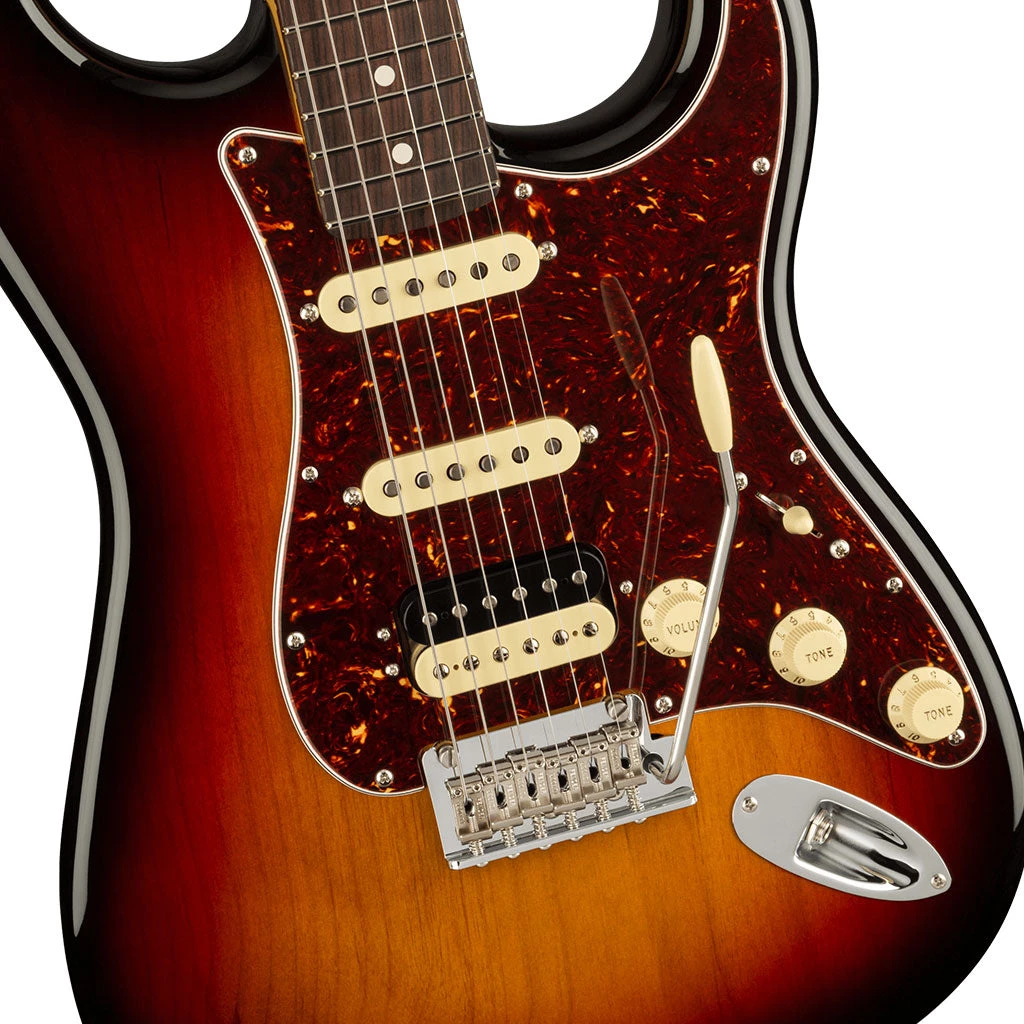 Fender - American Professional II Stratocaster® HSS - Rosewood Fingerboard - 3-Color Sunburst Electric Guitars
