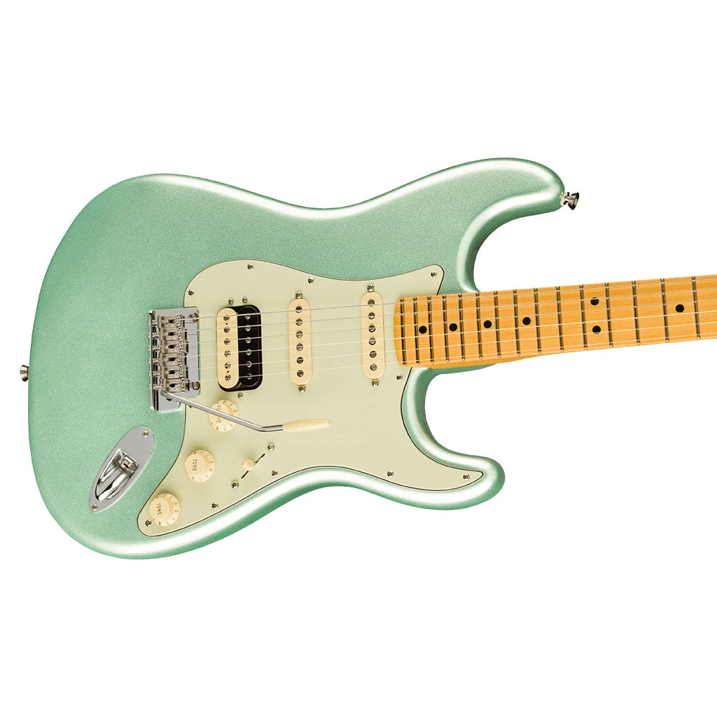 Fender - American Professional II Stratocaster® HSS - Maple Fingerboard - Mystic Surf Green Electric Guitars