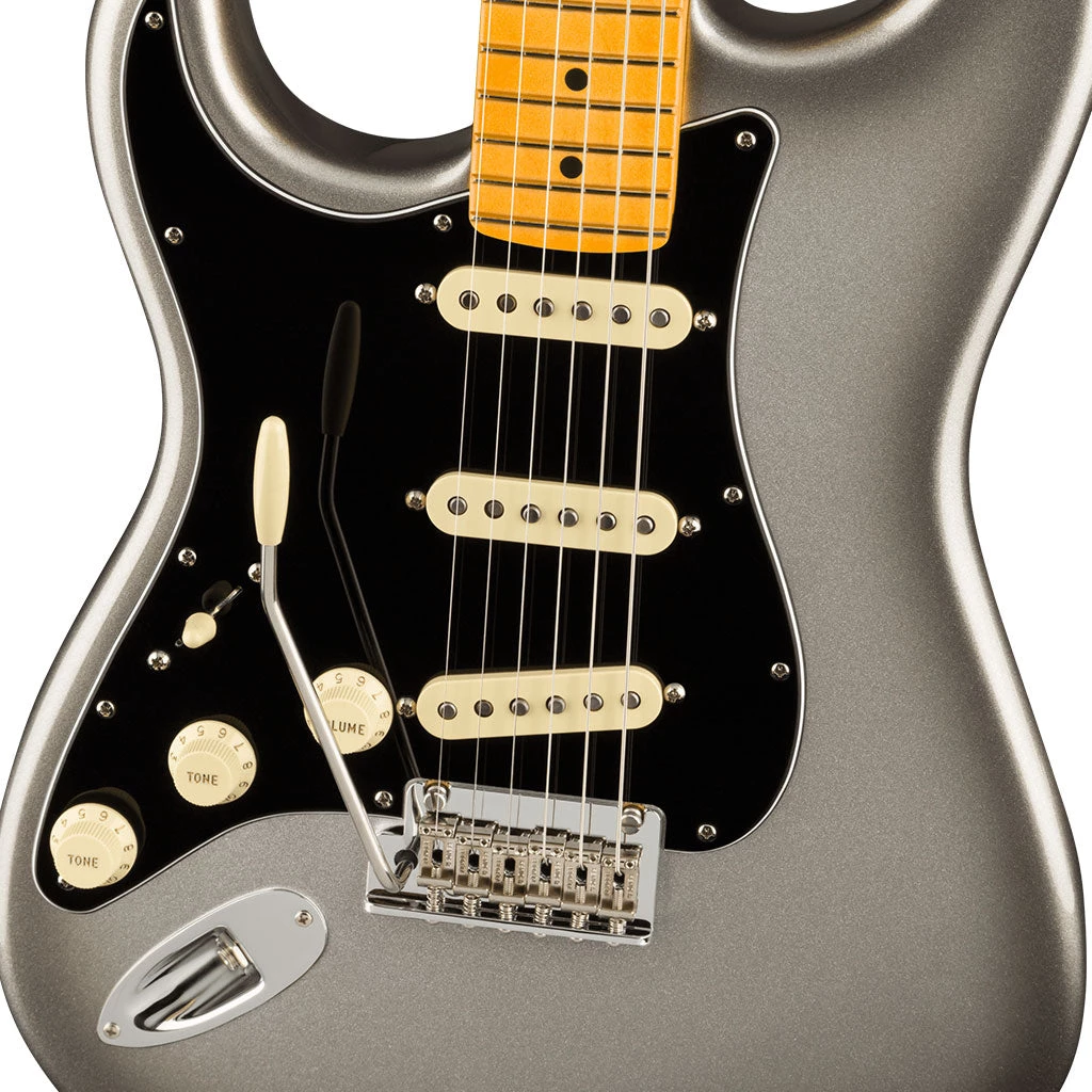 Fender - American Professional II Stratocaster® Left-Hand - Maple Fingerboard - Mercury Electric Guitars