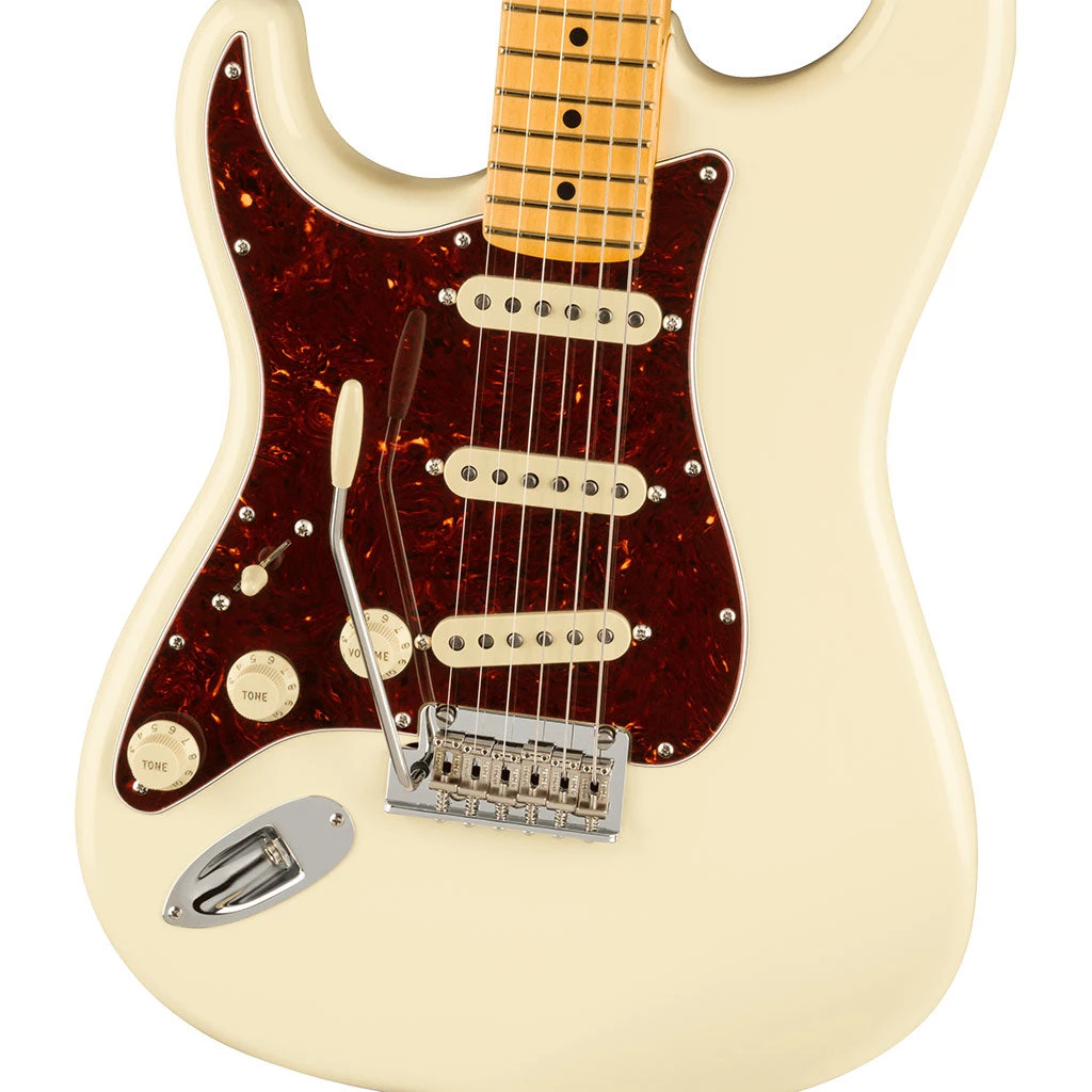 Electric Guitars Fender - American Professional II Stratocaster® Left-Hand - Maple Fingerboard - Olympic White
