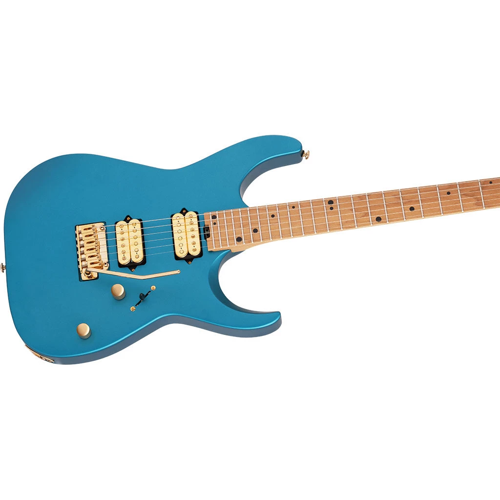 Charvel Angel Vivaldi Signature Pro-Mod DK24-6 Nova - Caramelized Maple Fingerboard - Lucerne Aqua Firemist