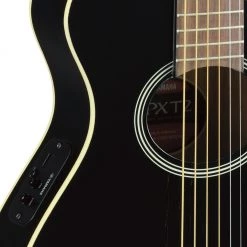 Acoustic Guitars Yamaha - APXT2BL Acoustic-Electric 3/4 Size Travel Guitar W/ Cutaway - Black