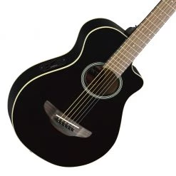 Acoustic Guitars Yamaha - APXT2BL Acoustic-Electric 3/4 Size Travel Guitar W/ Cutaway - Black