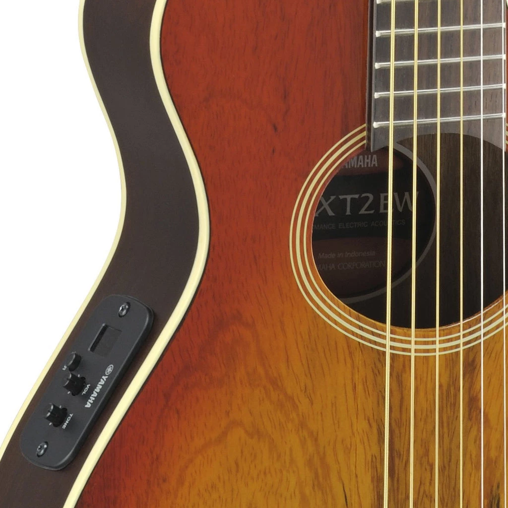 Yamaha - APXT2EW-LAB 3/4 Acoustic Guitar Exotic Wood - Light Amber Burst Acoustic Guitars