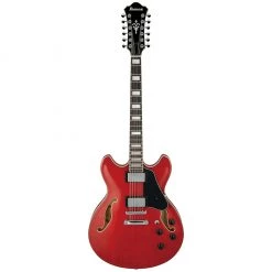 Ibanez AS7312 12 String Artcore - Transparent Cherry Red Electric Guitars