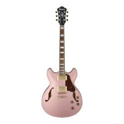 Ibanez AS73G Artcore Guitar - Rose Gold Metallic Flat
