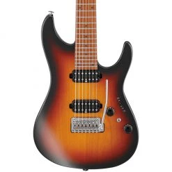 Ibanez - AZ24027 7-String Prestige Electric Guitar W/ Case - Tri Fade Burst Flat Electric Guitars